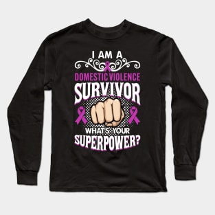 Domestic Violence Awareness Tshirts Long Sleeve T-Shirt